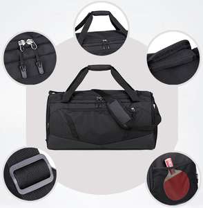 Bolsa de Gimnasio Oxford Personalizada de Gran Capacidad, Bolsa de Viaje Deportiva Multifuncional, Impermeable y Duradera con Correa Ajustable - Product Image 5