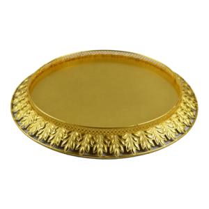 Royal <b>Cake</b> <b>Stand</b> Best Gold Plated Finishing Handmade Design Home Restaurant and Party Decor Food <b>Stand</b> - Product Image 3