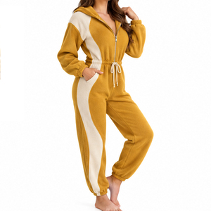 EAZWEARS Mono de Forro Polar para Mujer con Costuras en Contraste, Ropa Moderna, Fabricante Mayorista, Proveedor, Exportador, Marca Privada, OEM, ODM - Product Image 5
