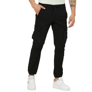 Pantalon cargo long en coton pour homme BD, nouvelle collection, coupe droite, style jogging décontracté, streetwear, pantalon de survêtement froissé - Product Image 1