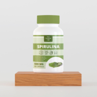 Les capsules de spiruline stimulent l'énergie et l'immunité soutient la gestion du poids Fabricant Approvisionnement direct Marque privée disponible