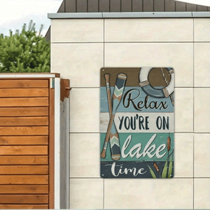 CIFbuy Plaque en aluminium vintage rustique 8x12 pouces, thème ferme et pêche, pour TikTok ou pour le service de retrait Temu - Product Image 4