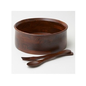 Bol à salade en bois de qualité supérieure, rustique, fait main, parfait pour les fruits, les collations, les desserts, les noix, la salle à manger, la cuisine, le restaurant - Product Image 5