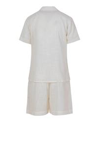 Conjunto de Pijama de Algodón Floral Lavable y Ecológico de la Mejor Calidad para Mujer, Tela Suave y Cómoda, Dos Piezas, Corte Ajustado, Verano - Product Image 4