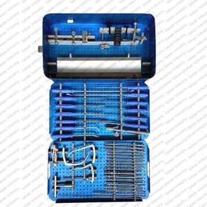 Ensemble d'instruments de neurochirurgie pour la reconstruction des ligaments croisés antérieurs et postérieurs, en acier inoxydable médical, boîte de stérilisation, manuel, durable, garantie à vie - Product Image 3
