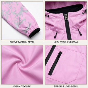 High Quality 100% Nylon Men <b>Zipper</b> <b>Jacket</b> and Trouser Set Custom Logo Oversized Windbreaker Tracksuit For Men's - Product Image 6