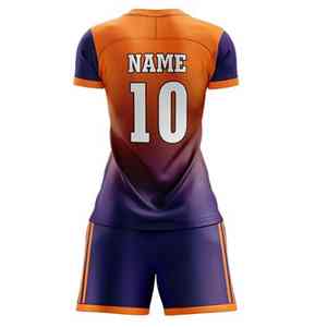 Uniforme de Fútbol de Poliéster al por Mayor, Uniforme de Fútbol Profesional de Manga Corta OEM de Alta Calidad, Suministro Directo de Fábrica - Product Image 2