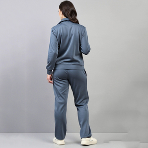 Women Tracksuit Full Zipper Stand Collar Ladies Tracksuit Women Polyester Jacket <b>Trouser</b> Set Sports Training Tracksuit Women's - Product Image 3