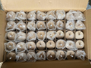 Round Solid Wood Furniture Legs Natural Finish Replacement for Sofa Cabinet Dresser Durable Wooden Feet Easy Installation - Product Image 4