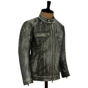 Blouson en cuir d'agneau véritable le plus vendu, blouson de moto personnalisé pour homme, prix abordable, service OEM disponible, respirant - Product Image 2