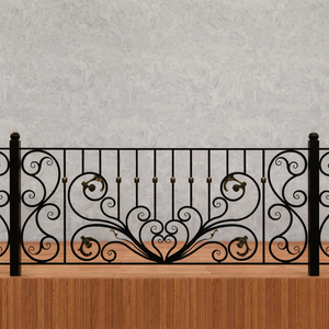 Rampe de balcon en fer forgé sur mesure pour maisons modernes – Solutions durables, décoratives et sécurisées pour la conception de balcons extérieurs - Product Image 5