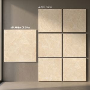 Blanco Beige Travertino 800x800mm Porcelana 80x80cm Azulejos esmaltados Uso doméstico Guinea - Product Image 6