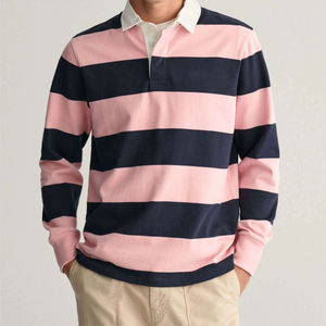 Camiseta de Rugby de Manga Larga para Hombre, Duradera, de Alta Calidad, Cómoda y Perfecta para Uso Diario y Estilo Clásico, Camisetas Polo para Hombre - Product Image 6