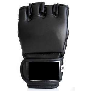 Guantes de Boxeo MMA de Cuero de Alta Calidad en Oferta, Guantes de Entrenamiento de Combate con Medio Dedo, Absorción de Humedad, Cierre con Cordones - Product Image 4