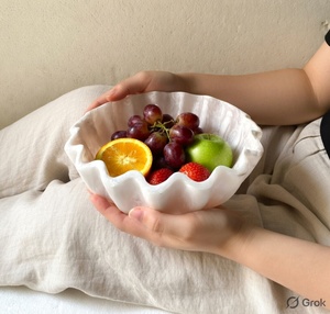 Bol en résine Venus de conception nouvelle, minimaliste, durable, bol à fruits en résine, vaisselle, bol de service en résine de qualité alimentaire, articles de cuisine faits à la main - Product Image 6