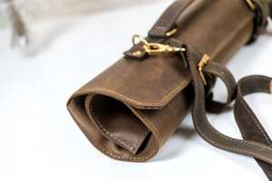 Estuche de Cuero de Lujo para Cuchillos de Chef, Organizador de Almacenamiento, Portátil, a Prueba de Olores, Bolsa Culinaria Protectora, LSKR-0056 - Product Image 6