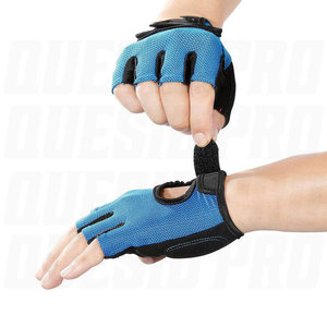 Gants de musculation personnalisables avec logo pour hommes et femmes, gants de fitness demi-doigts respirants avec support de poignet pour la musculation - Product Image 5