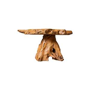 ARTERRA Teak Root <b>Rustic</b> <b>Coffee</b> <b>Table</b> Set with Natural Stools Handmade Living Room Furniture - Product Image 4