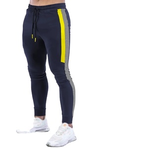 กางเกงออกกำลังกายลำลองสำหรับผู้ชายฤดูใบไม้ร่วงสไตล์ยุโรปกางเกงขนสัตว์ผ้าฝ้าย100% ไซส์ใหญ่พิเศษดีไซน์บล็อกสีแฟชั่น - Product Image 2