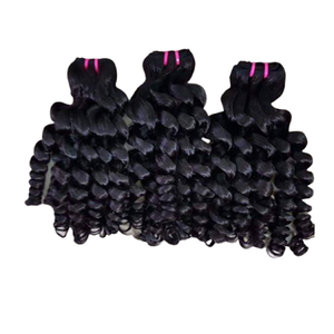 Qualité supérieure 100% vierge Remy Extensions de cheveux naturel Deep Curl cuticule aligné temple indien cheveux humains vendeur en gros - Product Image 5