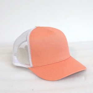 Gorras Deportivas para Niños al por Mayor, Gorras de Tela de Algodón Lisas con 5 Paneles y Visera Curva, Gorras Trucker Deportivas - Product Image 4