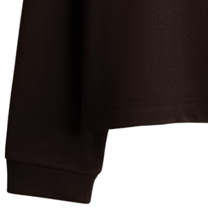 Pull molletonné à col pour femme, vente en gros, décontracté, à manches longues, chaud et confortable, style streetwear, vêtements personnalisés - Product Image 6