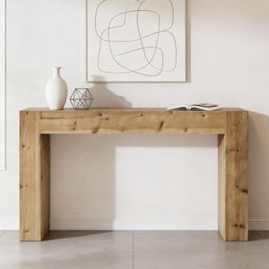 Long Modern Luxury <b>Console</b> <b>Table</b> Solid Wood with Mirrored Stainless Steel Top <b>for</b> Living Room <b>Entry</b> Farmhouse Hotel Decoration - Product Image 5