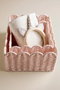 Handmade Seagrass Kids <b>Toy</b> <b>Basket</b> Stylish <b>Storage</b> <b>Basket</b> For Nursery Bedroom Decorative Organizer For Home Use - Product Image 1