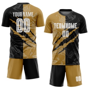 Camiseta de Fútbol Personalizada de Alta Calidad con Logotipo Bordado, Cuello Redondo, Diseño de Parches - Product Image 3