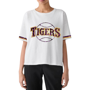 Hot Sale Eco-Friendly Half Sleeve Loose Fit Game Day Embroidery <b>T</b>-<b>Shirt</b> 100% Cotton Summer Casual Breathable Wear - Product Image 2