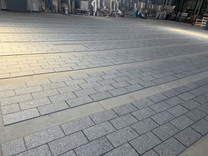 Chất lượng cao màu Xám <span class=keywords><strong>Granite</strong></span> chống trượt flamed Brushed thép <span class=keywords><strong>grey</strong></span> <span class=keywords><strong>Granite</strong></span> sàn đá gạch lát sân vườn cho cảnh quan dự án - Product Image 3