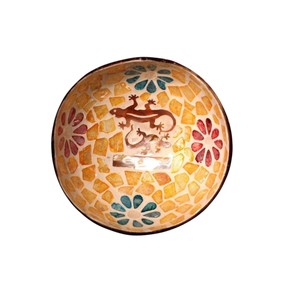 Bol en nacre de source directe, motif mosaïque, fait main, vaisselle durable pour collections de décoration intérieure de luxe - Product Image 1