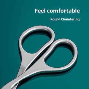 COBECO INSTRUMENTS Ciseaux chirurgicaux électriques russes en acier inoxydable, pointe incurvée, lame fine pour cuticules, certifiés CE - Product Image 3