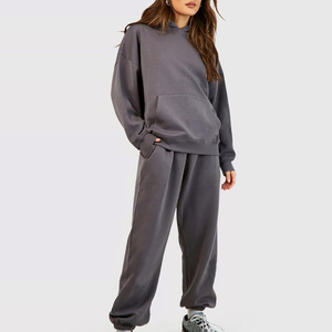 Conjuntos Deportivos para Mujer 2026, Pantalones y Sudadera de Felpa Francesa Gruesa, Conjuntos Deportivos Personalizados para Mujer - Product Image 2