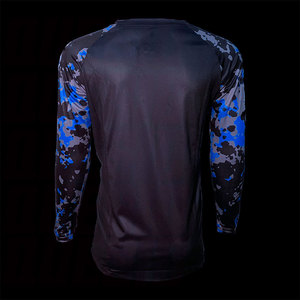 High Quality Sublimation Motocross Jersey 100% Polyester Long Sleeve Breathable Sportswear Motocross Racing Jersey Quick Dry - Product Image 2