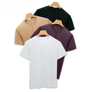 Camiseta Regular para Hombre, Algodón Suave, Corte Clásico, Cuello Redondo, Manga Corta, Informal, Básica, Cómoda, Esencial para el Día a Día - Product Image 6