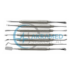 Kit d'instruments de micro-chirurgie péri-dentaire premium en acier inoxydable pour implants, avec porte-aiguille Castroviejo, certifié CE - Product Image 5