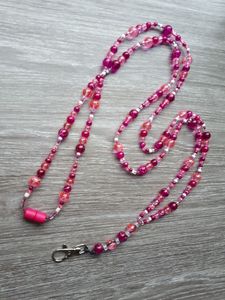 Embroidery Beaded <b>Lanyard</b> Handcrafted Colorful Modern Customized Neck Strap <b>for</b> <b>Keys</b> Badge and ID Cards - Product Image 5