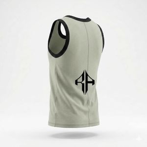 Premium Quality Customized Design Technics <b>Printed</b> <b>Material</b> 100%Cotton Men's Tank Style Causal by RIVIAN ATLANTIC - Product Image 3