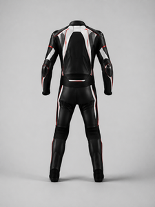 Black <b>Summer</b> Biker Moto Leather <b>Motorcycle</b> Racing Suit <b>Jacket</b> and Trousers Set Breathable Waterproof Protective Riding Gear - Product Image 3