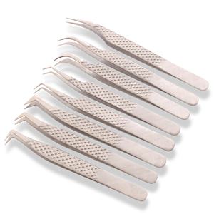Nouveau produit outils de maquillage pince à épiler en argent pour cils à prise optimale avec embouts aiguisés à la main sous un nom de marque personnalisé - Product Image 1