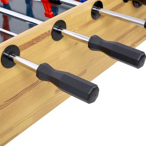 Tavolo da Calcio Balilla Hurricane da 54 Pollici con Finitura Ciliegio Chiaro e Sistema di Punteggio Analogico per Sale Giochi Familiari, Include Accessori Gratuiti - Product Image 6