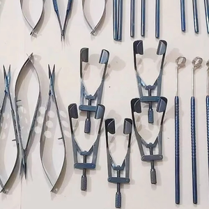 Juego de 27 piezas de instrumentos quirúrgicos oftálmicos de acero inoxidable alemán de alta calidad para cirugía manual de cataratas, kit de instrumentos quirúrgicos para ojos, CE 2024 - Product Image 6