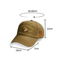 Gorra de Papá Personalizada con Estampado Formal y Bordado a Máquina, 100% Algodón Felpa, Ajustable para las Cuatro Estaciones