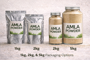 Poudre de graines d'Amla biologique WARRLY 200g 99% pure, qualité alimentaire, extrait végétal, améliore l'immunité et stimule les antioxydants - Product Image 2