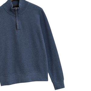 Sweat-shirts à demi-zip pour hommes, qualité supérieure, tissu doux et résistant, grammage élevé, manches longues, pour usage extérieur, service OEM. - Product Image 5