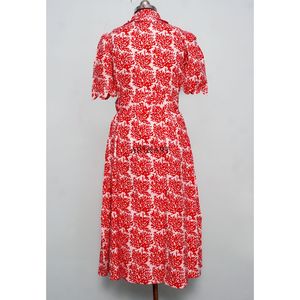 ชุดเดรสลำลองสไตล์อินเดีย แบรนด์ Kangura ผ้าถัก คอวี ความยาวปานกลาง สำหรับผู้หญิง เป็นมิตรต่อสิ่งแวดล้อม ซักได้ ลายดอกไม้ ตกแต่งด้วยกระดุม - Product Image 6