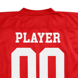 Camiseta de Hockey sobre Hielo Sublimada Roja Personalizada, Uniforme de Hockey Profesional con Nombre del Equipo, Camiseta Deportiva Transpirable para Hombre, Rendimiento de Élite - Product Image 6