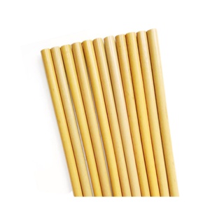 Eco Friendly Reusable <b>Bamboo</b> Drinking <b>Straws</b> Biodegradable Natural Wooden <b>Straws</b> For Restaurant And Hotel Supplies Wholesale - Product Image 2