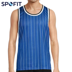Men 100% Cotton <b>Mesh</b> Tank <b>Top</b> Quick Dry Breathable Sheer Gym Vest Fitness Training Shirt OEM Private O-Neck Solid Smart Casual - Product Image 5